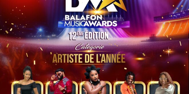 La 12eme édition des Balafon Music Awards se tiendra à l’hôtel Best western de Douala le Jeudi 12 décembre 2024