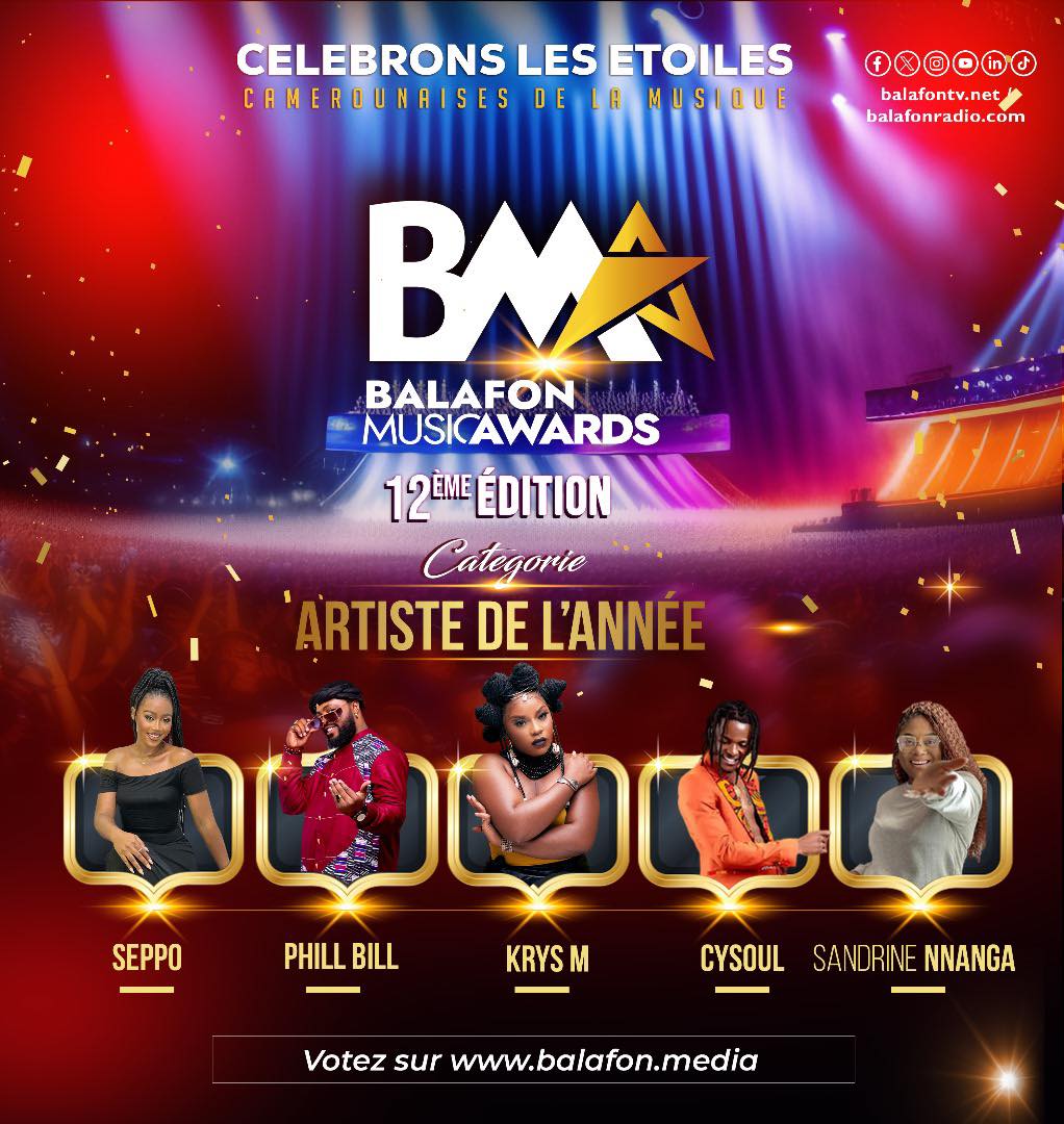 La 12eme édition des Balafon Music Awards se tiendra à l’hôtel Best western de Douala le Jeudi 12 décembre 2024