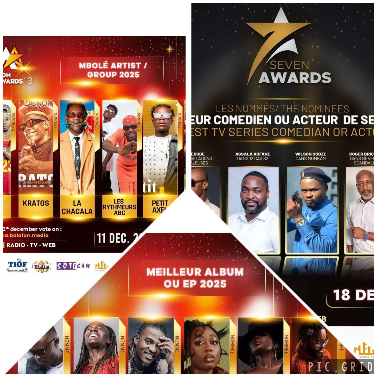 Balafon révèle les nominés des BMA et des B7 Awards pour l’année 2025